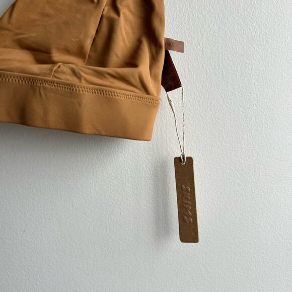 Skims Plunge Two Piece Bikini Set Womens Size XL Brown Underband  NWT - Picture 3 of 10